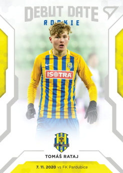 Tomas Rataj Opava SportZoo FORTUNA:LIGA 2020/21 2. serie Debut Date Rookie #DR18